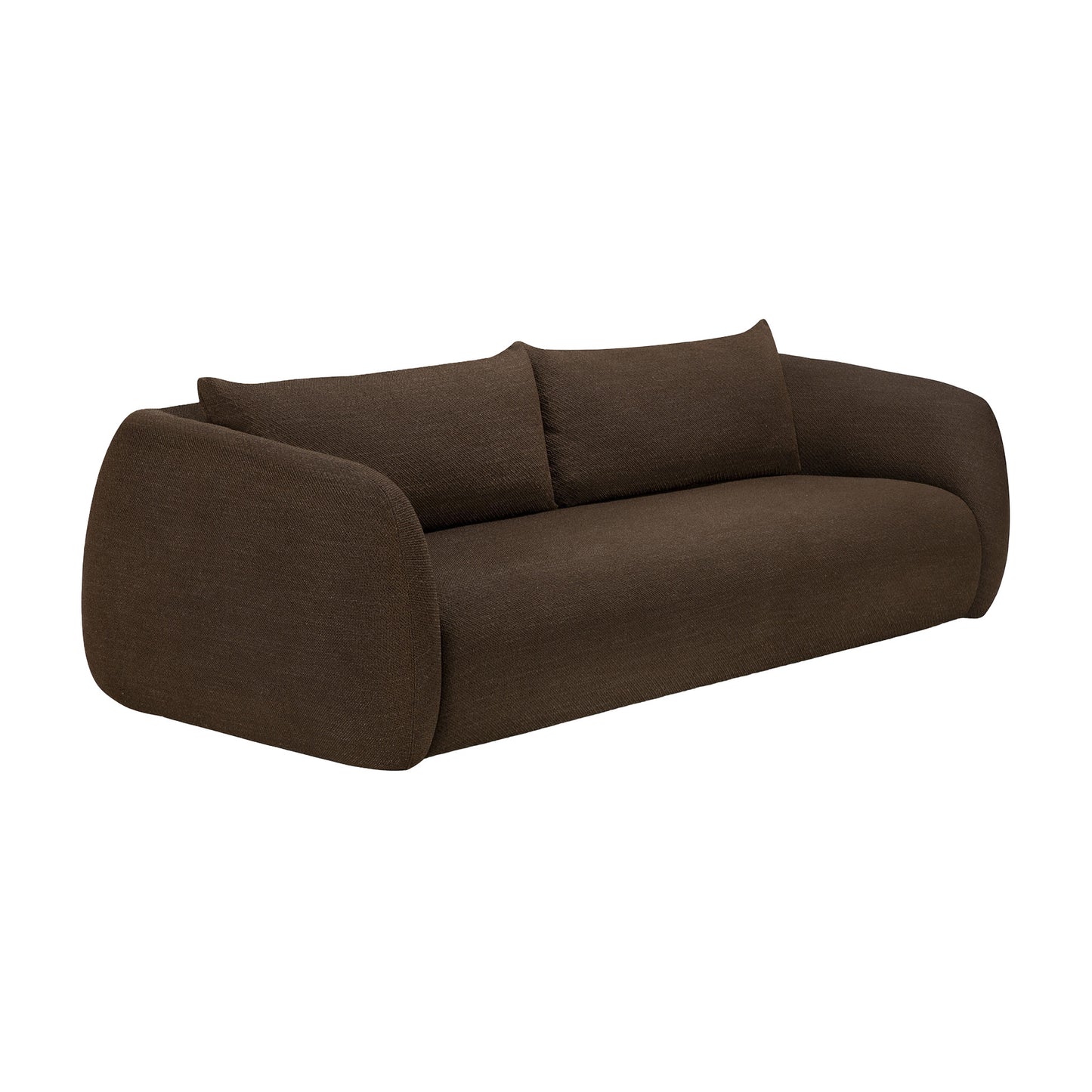 Figur 3 Seater Sofa - Chocolate