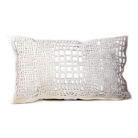 Filigree Cowhide Pillow