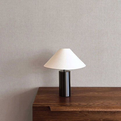 Fine Boxweave Paperweave Wallpaper - Light Gray