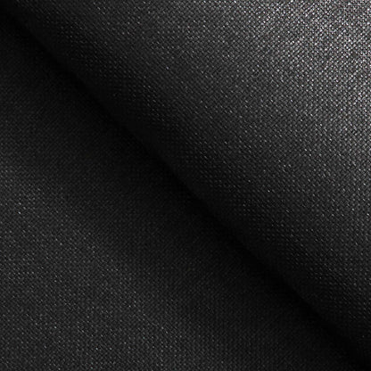 Fine Boxweave Paperweave Wallpaper - Matte Black