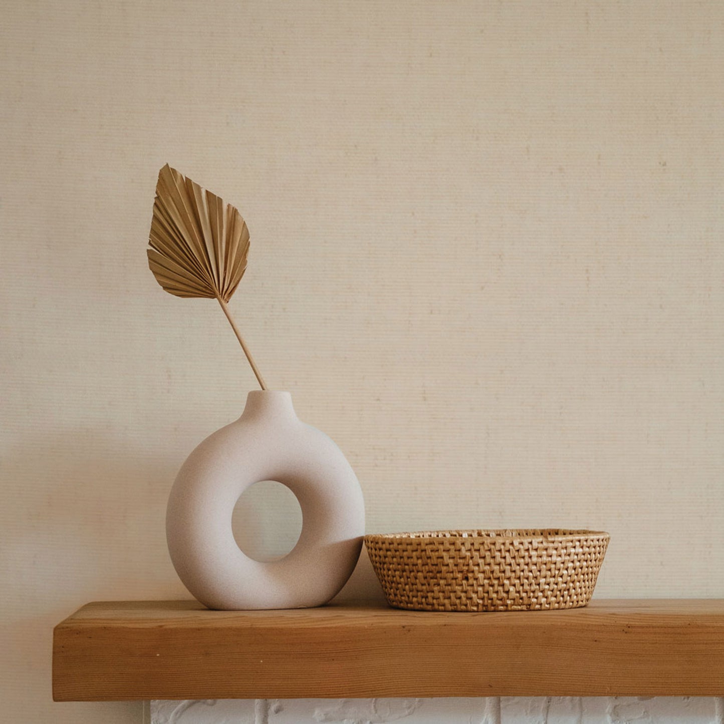 Fine Boxweave Paperweave Wallpaper - Natural