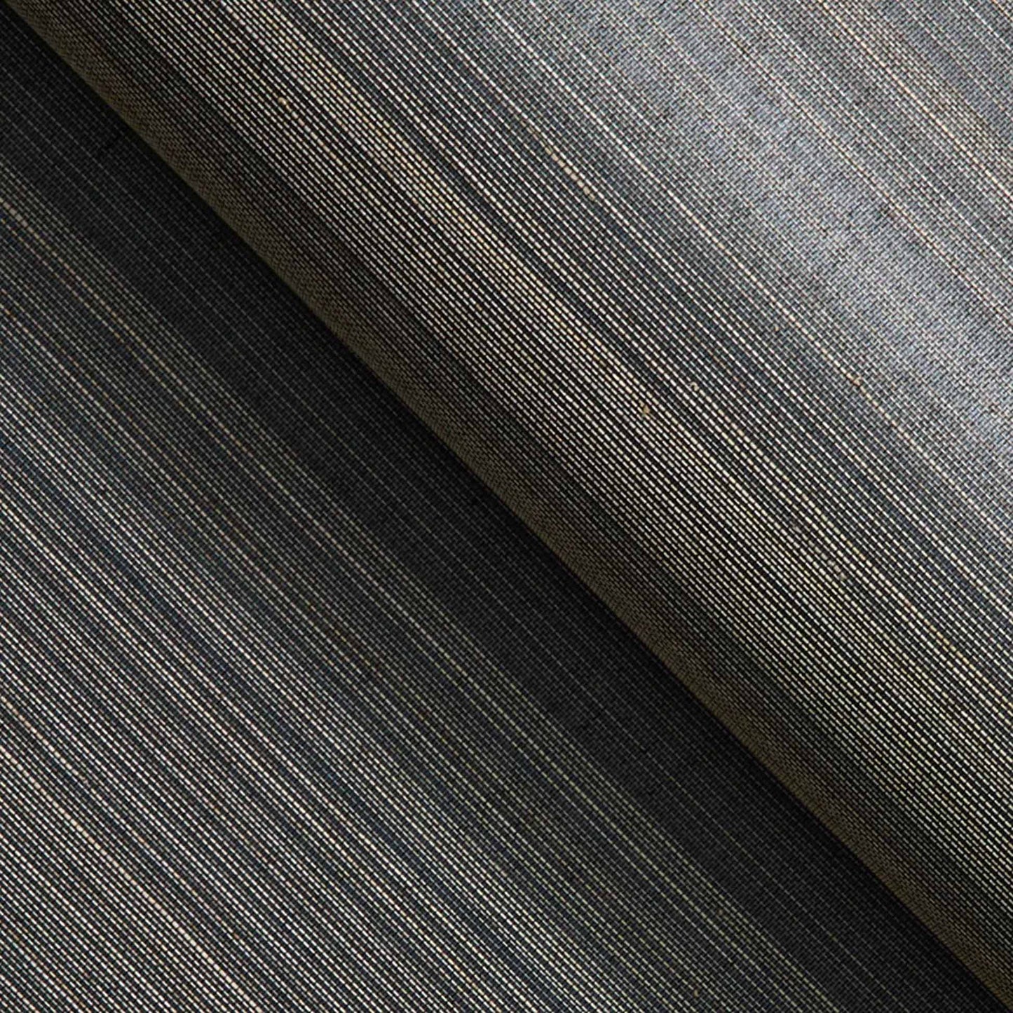 Fine Weave Abaca Grasscloth Wallpaper - Deep Midnight Sky