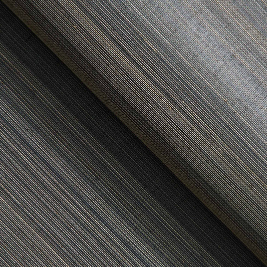 Fine Weave Abaca Grasscloth Wallpaper - Deep Midnight Sky