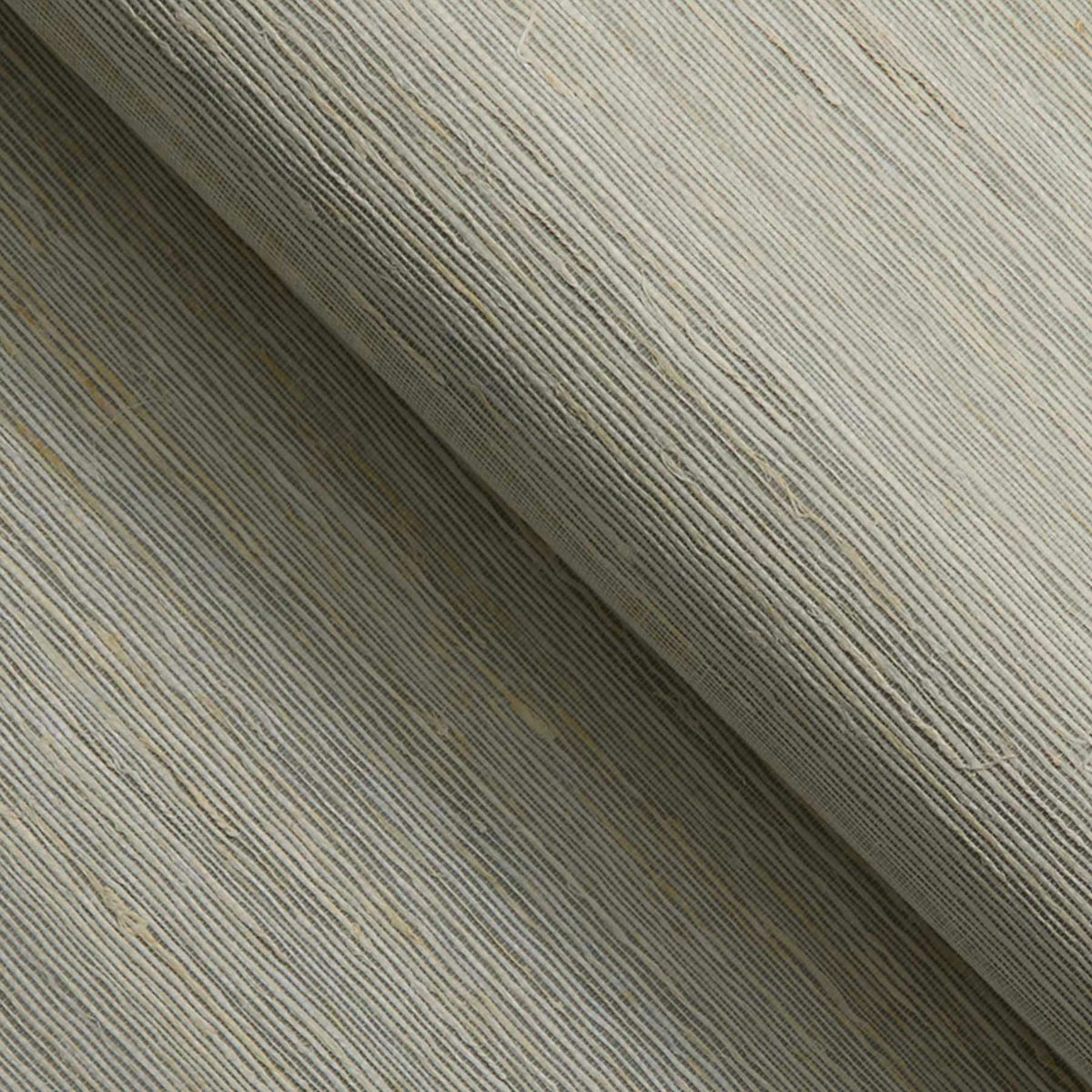 Fine Weave Hemp Grasscloth Wallpaper - Light Natural on Pale Sage