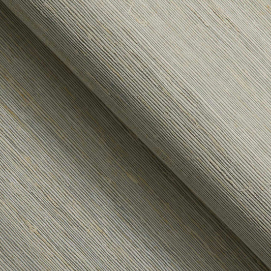 Fine Weave Hemp Grasscloth Wallpaper - Light Natural on Pale Sage