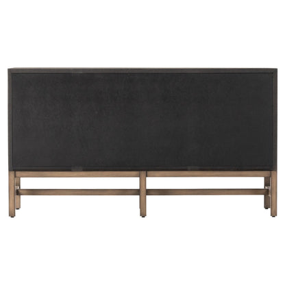 Fiona 6 Drawer Dresser - Black Raffia