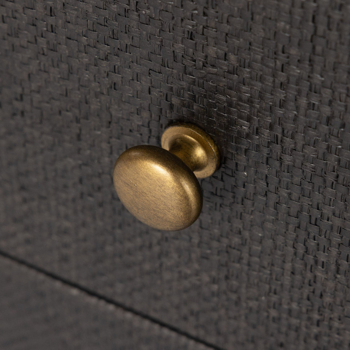 Fiona 6 Drawer Dresser - Black Raffia