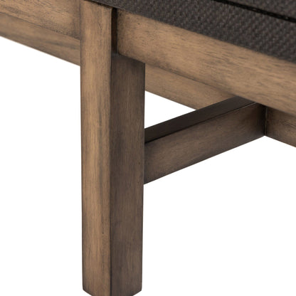 Fiona 6 Drawer Dresser - Black Raffia
