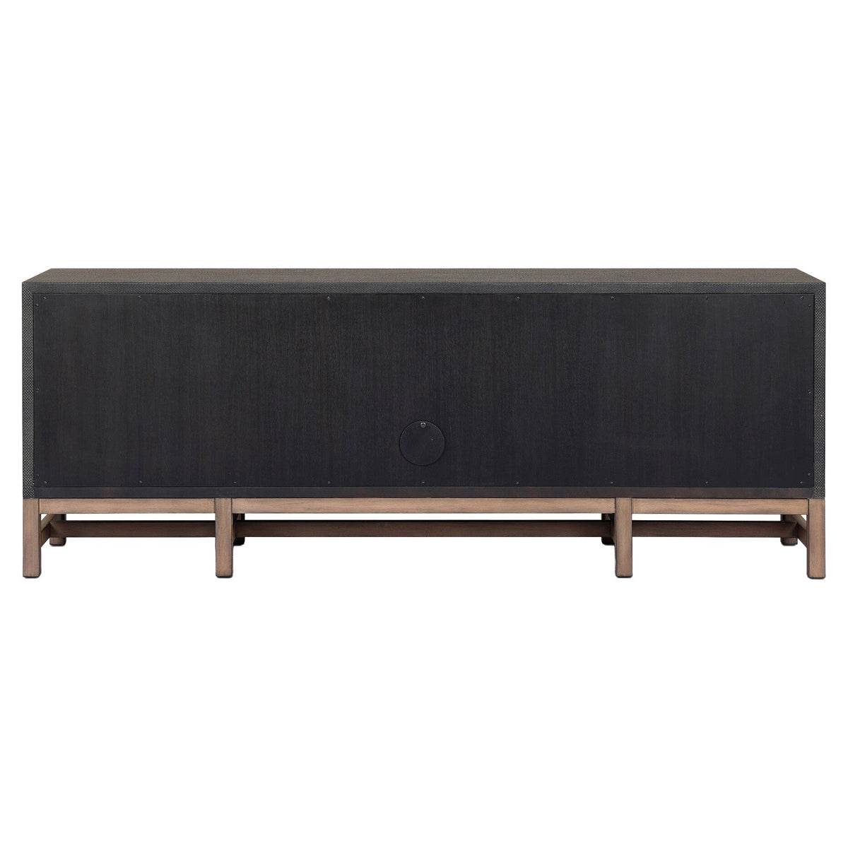 Fiona Media Console - Black Raffia