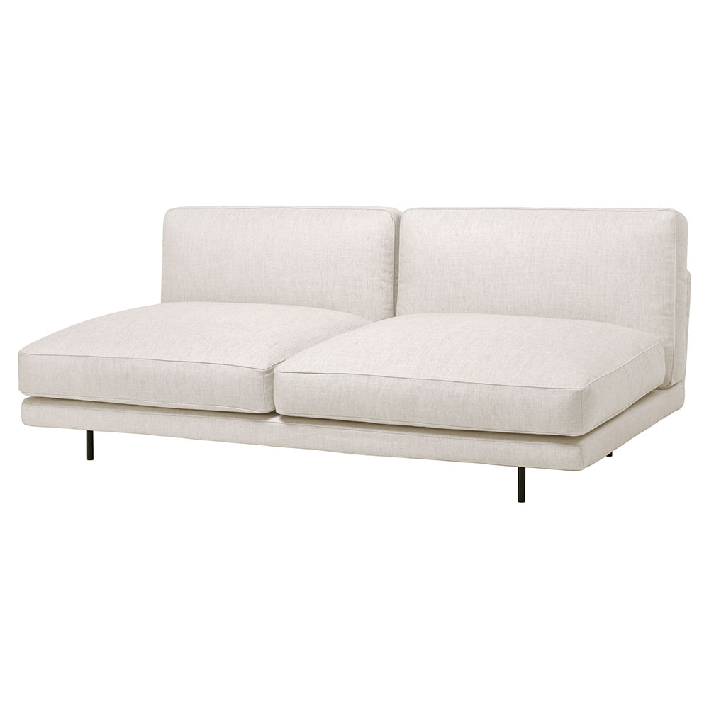 Flaneur Fully Upholstered 2 Seater Sofa - Without Armrest