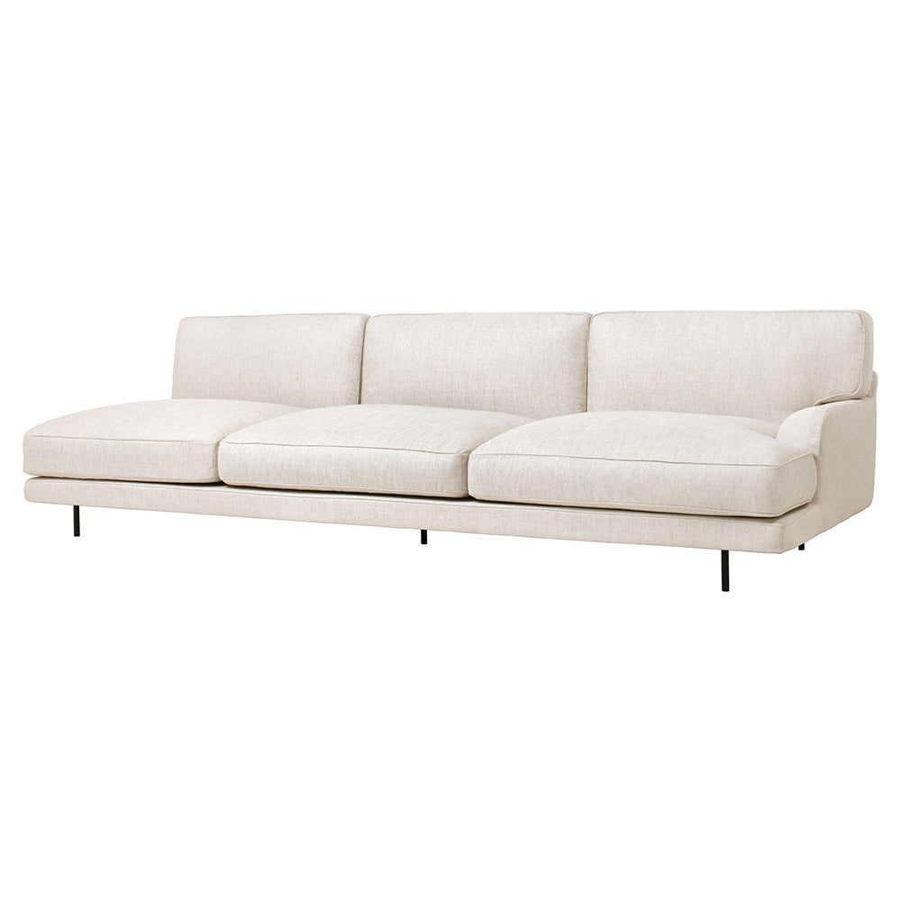 Flaneur Fully Upholstered 3 Seater Sofa - Left Armrest