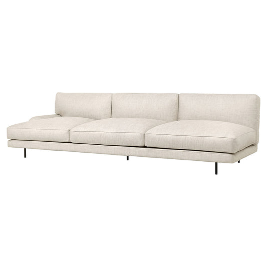 Flaneur Fully Upholstered 3 Seater Sofa - Right Armrest