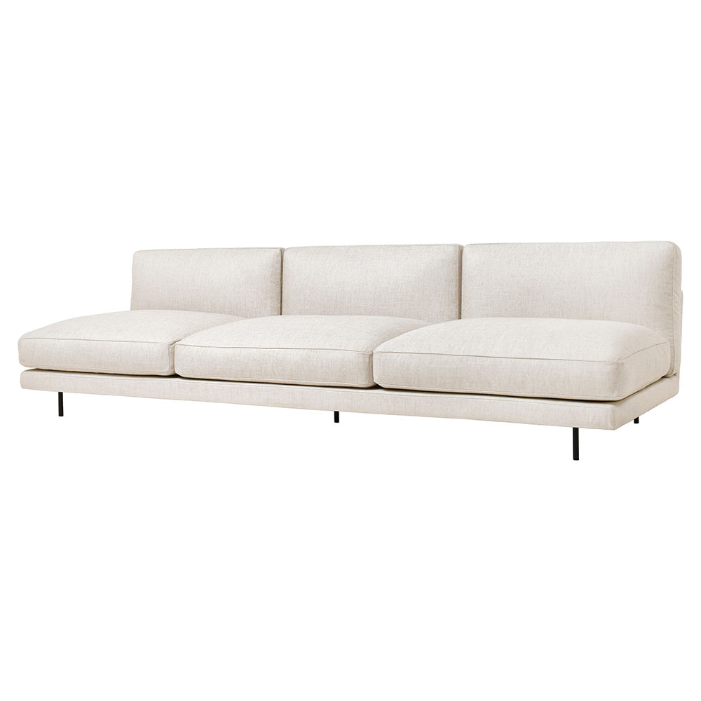 Flaneur Fully Upholstered 3 Seater Sofa - Without Armrest