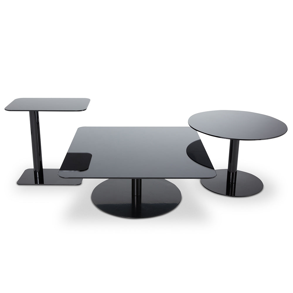 Flash Circle Side Table - Black