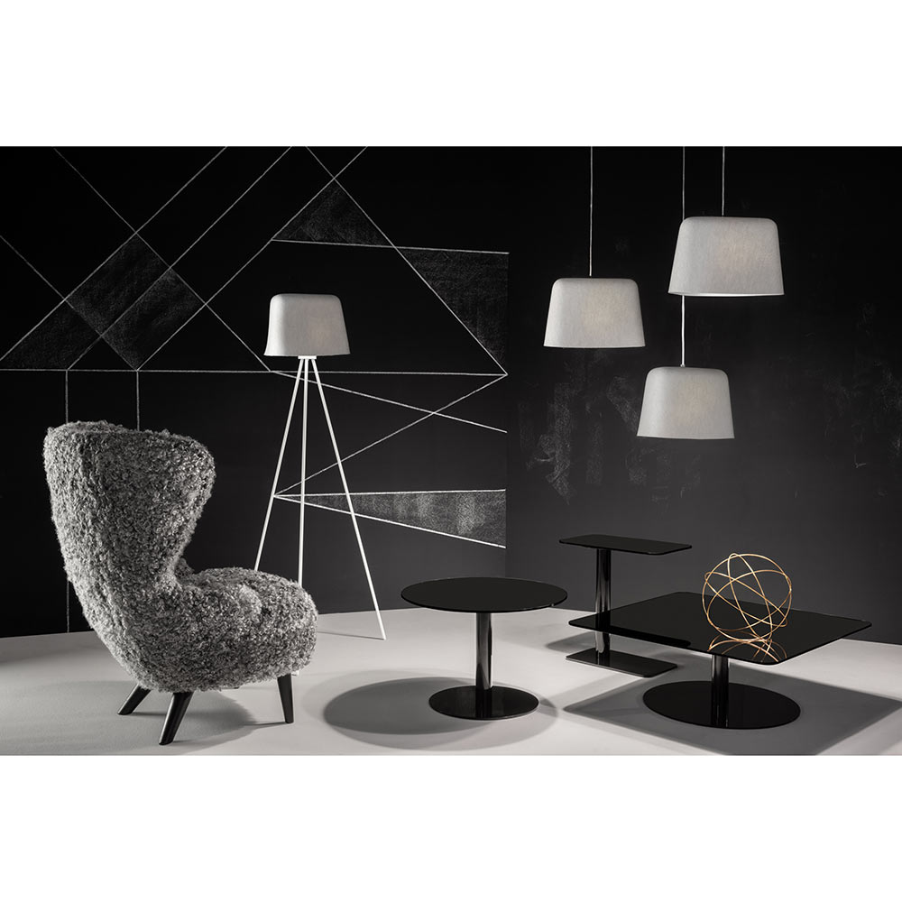 Flash Rectangle Side Table - Black