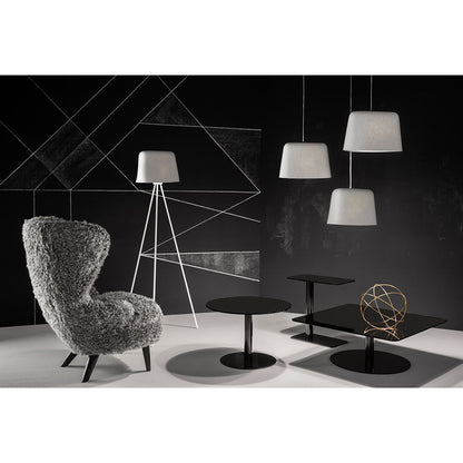 Flash Rectangle Side Table - Black