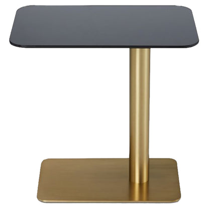 Flash Rectangle Side Table - Brass
