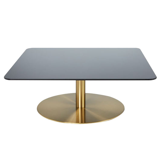 Flash Square Coffee Table - Brass