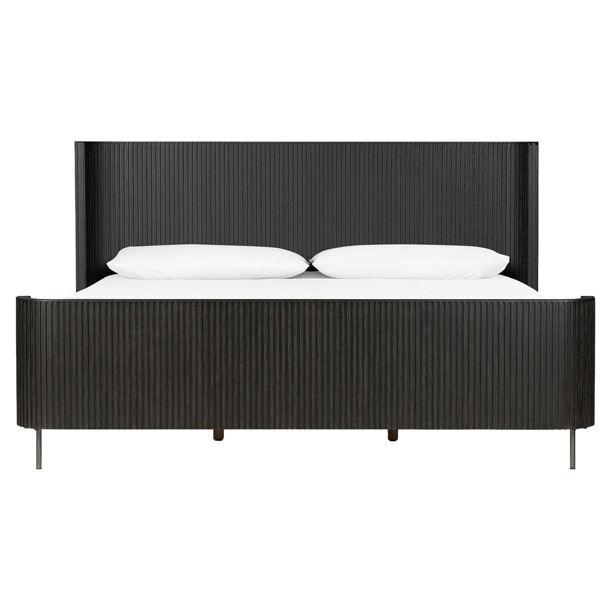 Fletcher Bed - Distressed Black