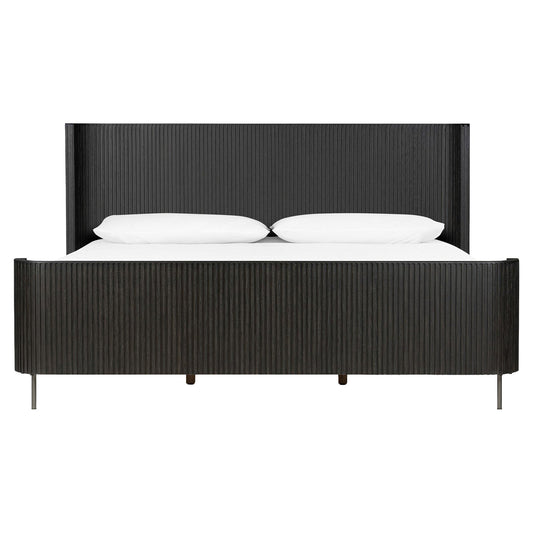 Fletcher Bed - Distressed Black