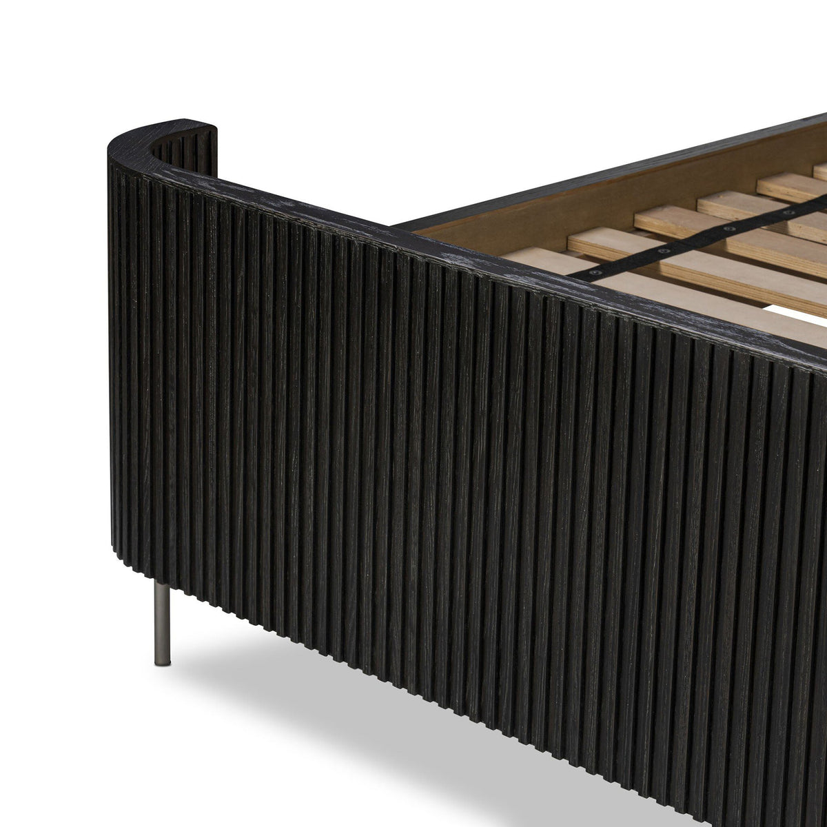 Fletcher Bed - Distressed Black