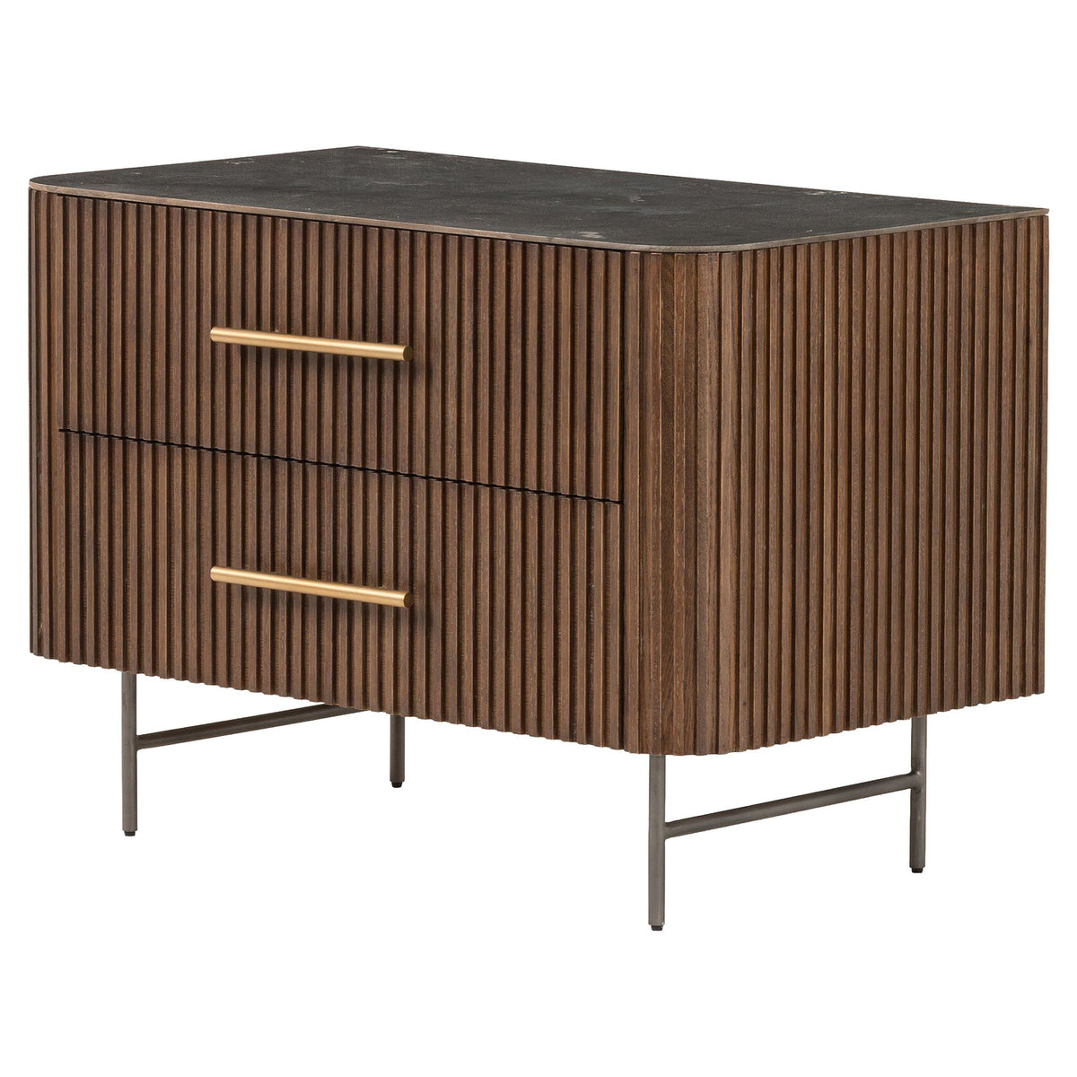 Fletcher Large Nightstand - Bluestone