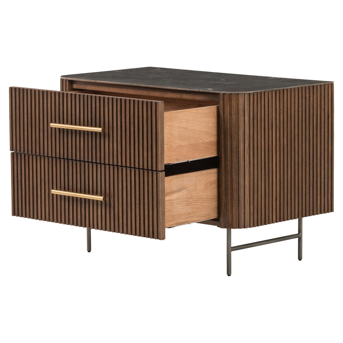 Fletcher Large Nightstand - Bluestone