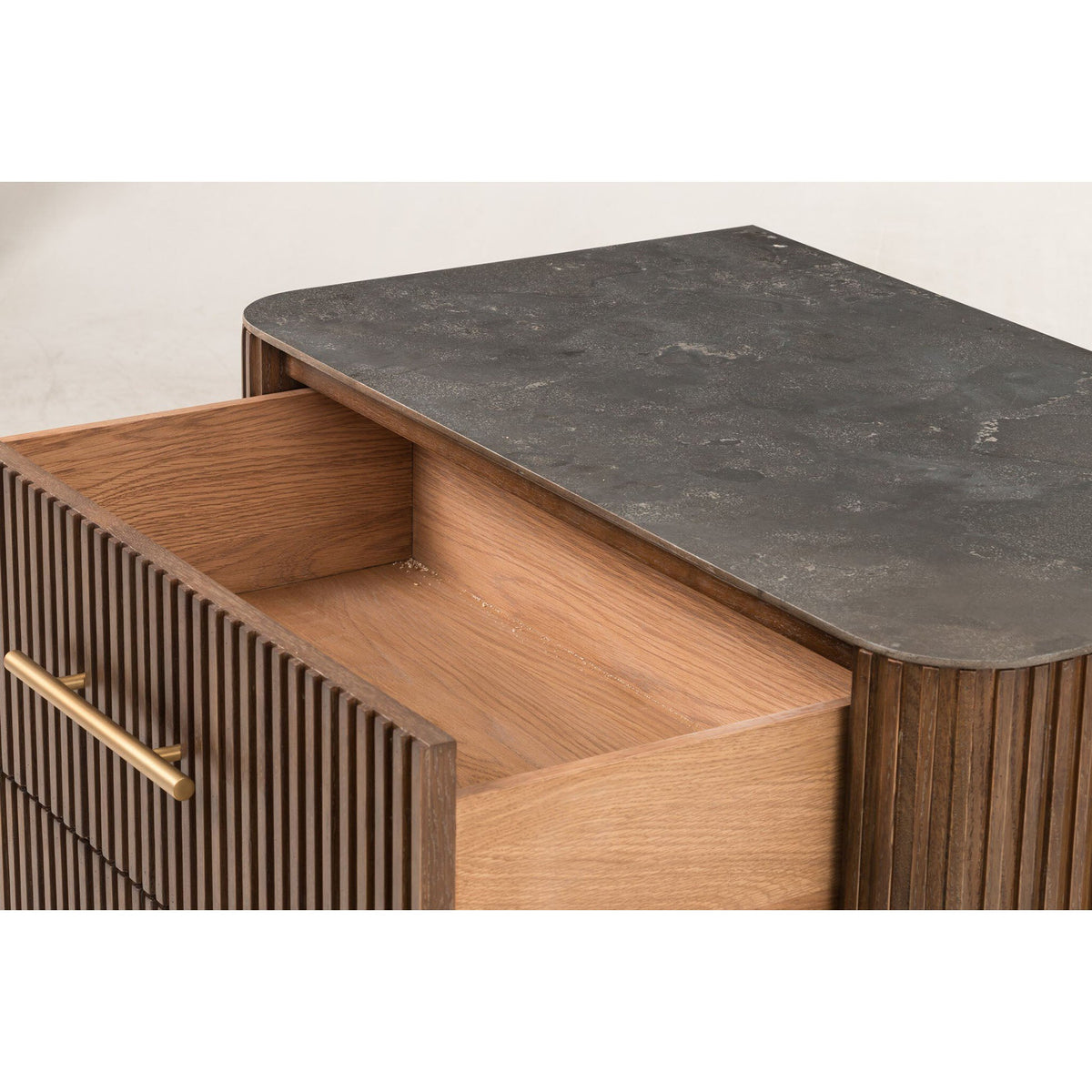 Fletcher Large Nightstand - Bluestone
