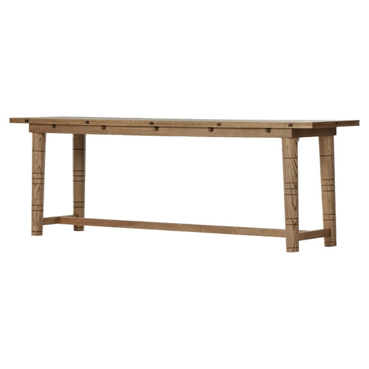 Flip Top Console Table - Toasted Ash Veneer