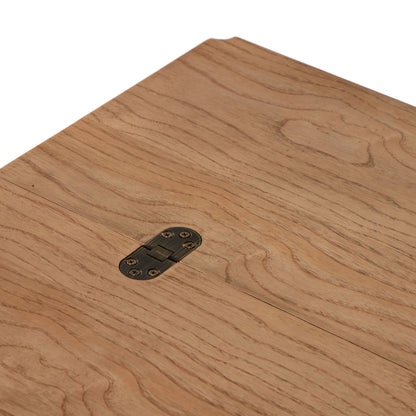 Flip Top Console Table - Toasted Ash Veneer