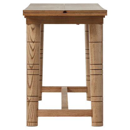 Flip Top Console Table - Toasted Ash Veneer