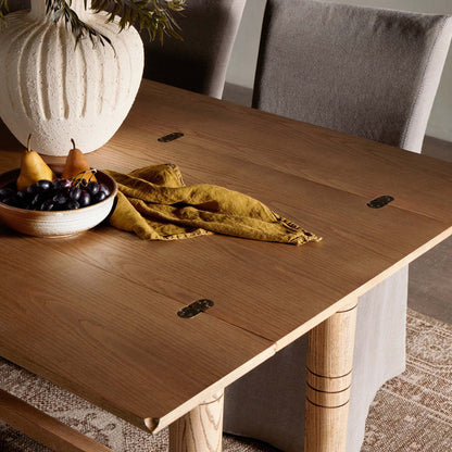 Flip Top Console Table - Toasted Ash Veneer