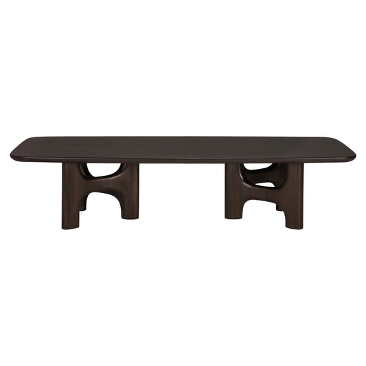Flow Coffee Table - Rose Brown Mahogany