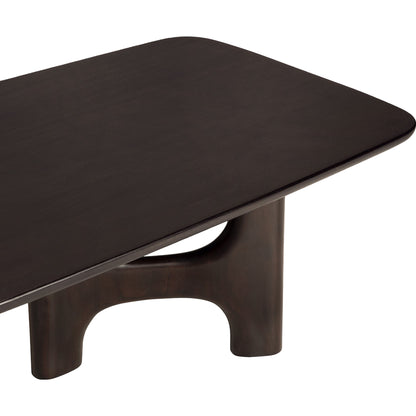 Flow Coffee Table - Rose Brown Mahogany