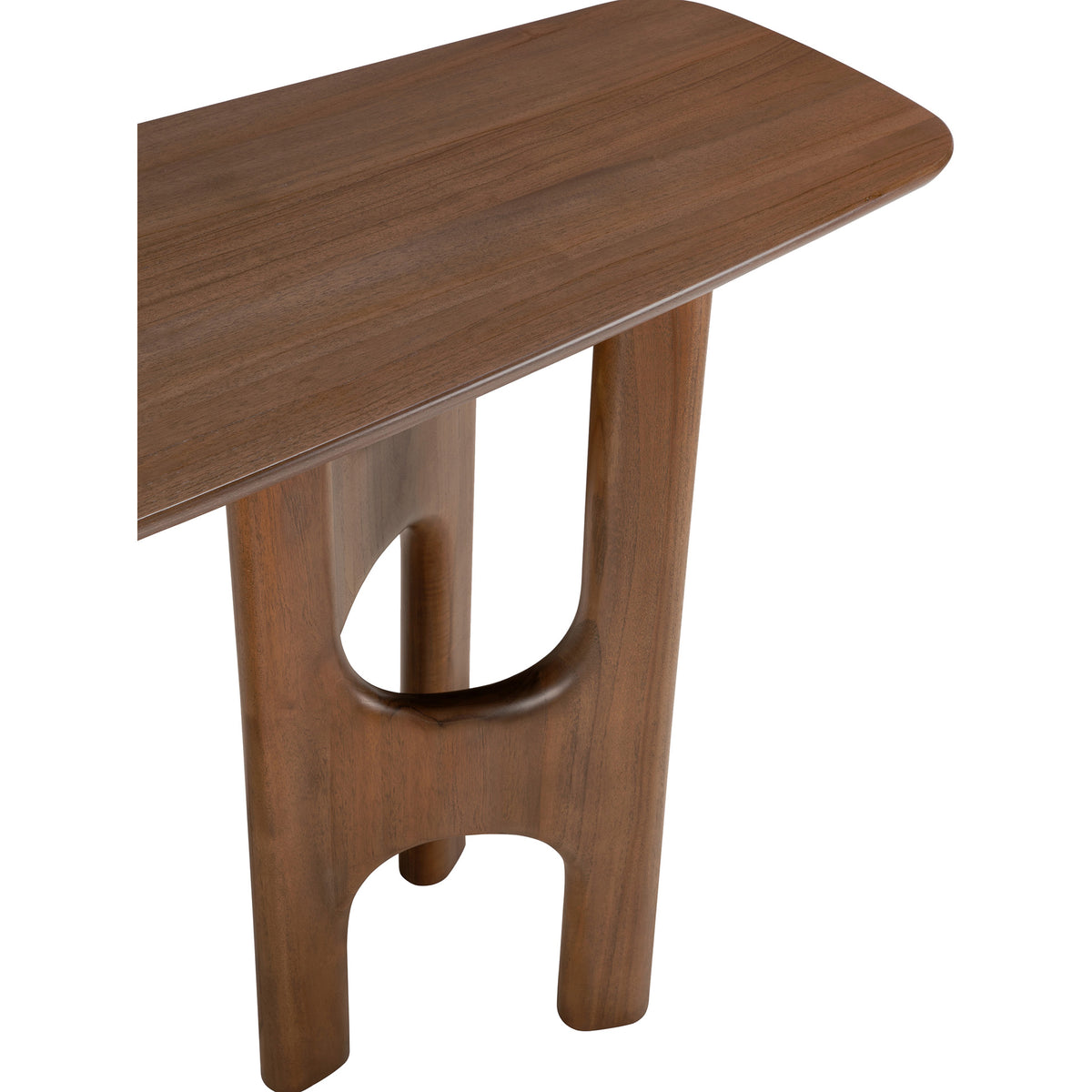 Flow Console Table - Teak Wild Brown