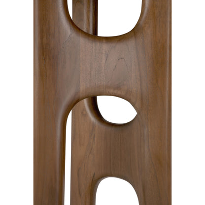 Flow Console Table - Teak Wild Brown