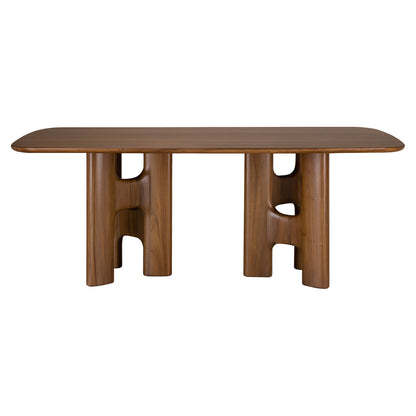 Flow Dining Table - Teak Wild Brown