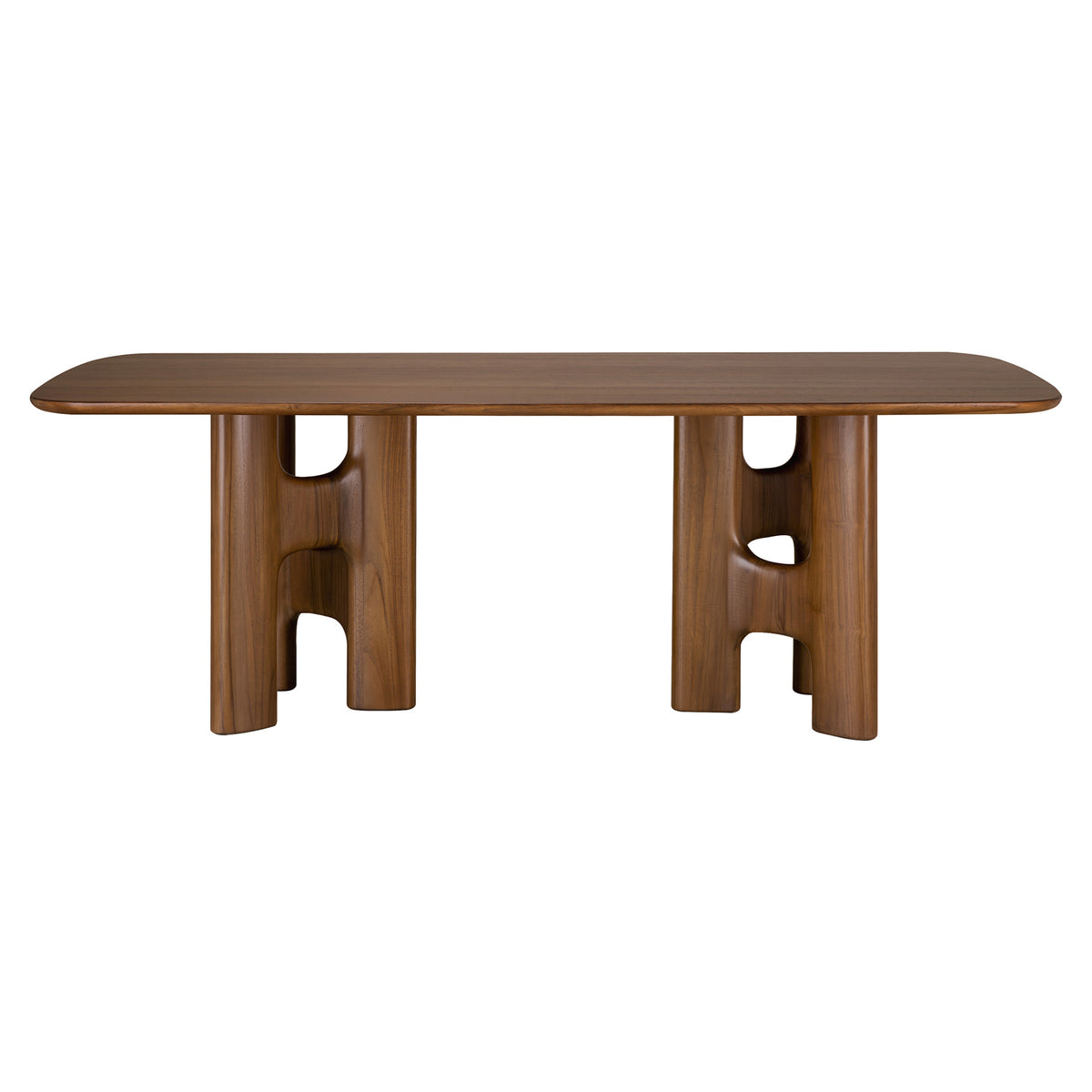 Flow Dining Table - Teak Wild Brown