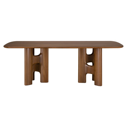 Flow Dining Table - Teak Wild Brown