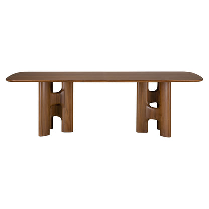 Flow Dining Table - Teak Wild Brown