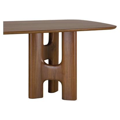 Flow Dining Table - Teak Wild Brown