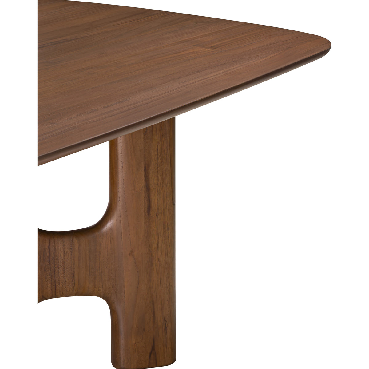 Flow Dining Table - Teak Wild Brown