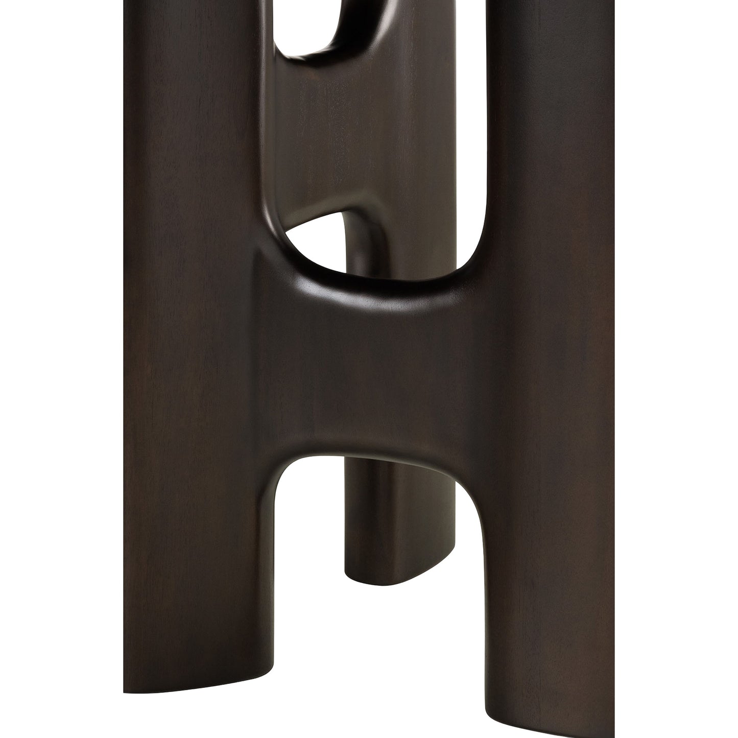Flow Dining Table - Rose Brown Mahogany