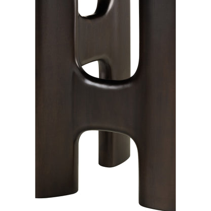 Flow Dining Table - Rose Brown Mahogany