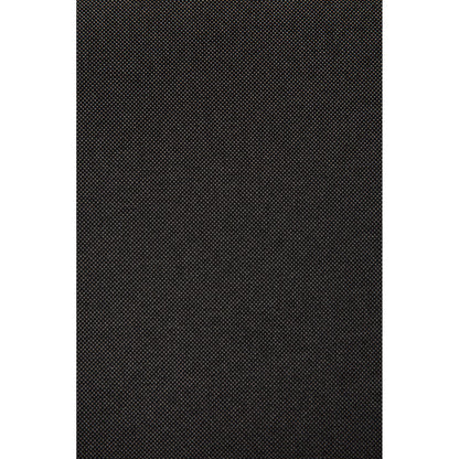 Flow Office Chair - Dark Gray Fabric, Dark Brown Teak, Black Base Without Wheels