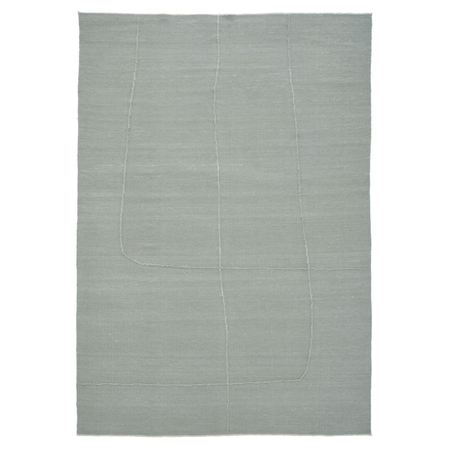 Flow Shen Rug - Mint Gray