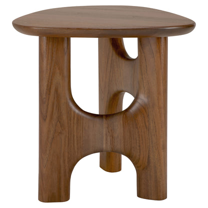 Flow Side Table - Teak Wild Brown