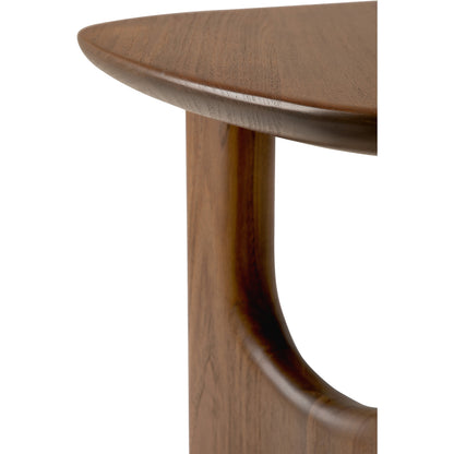 Flow Side Table - Teak Wild Brown