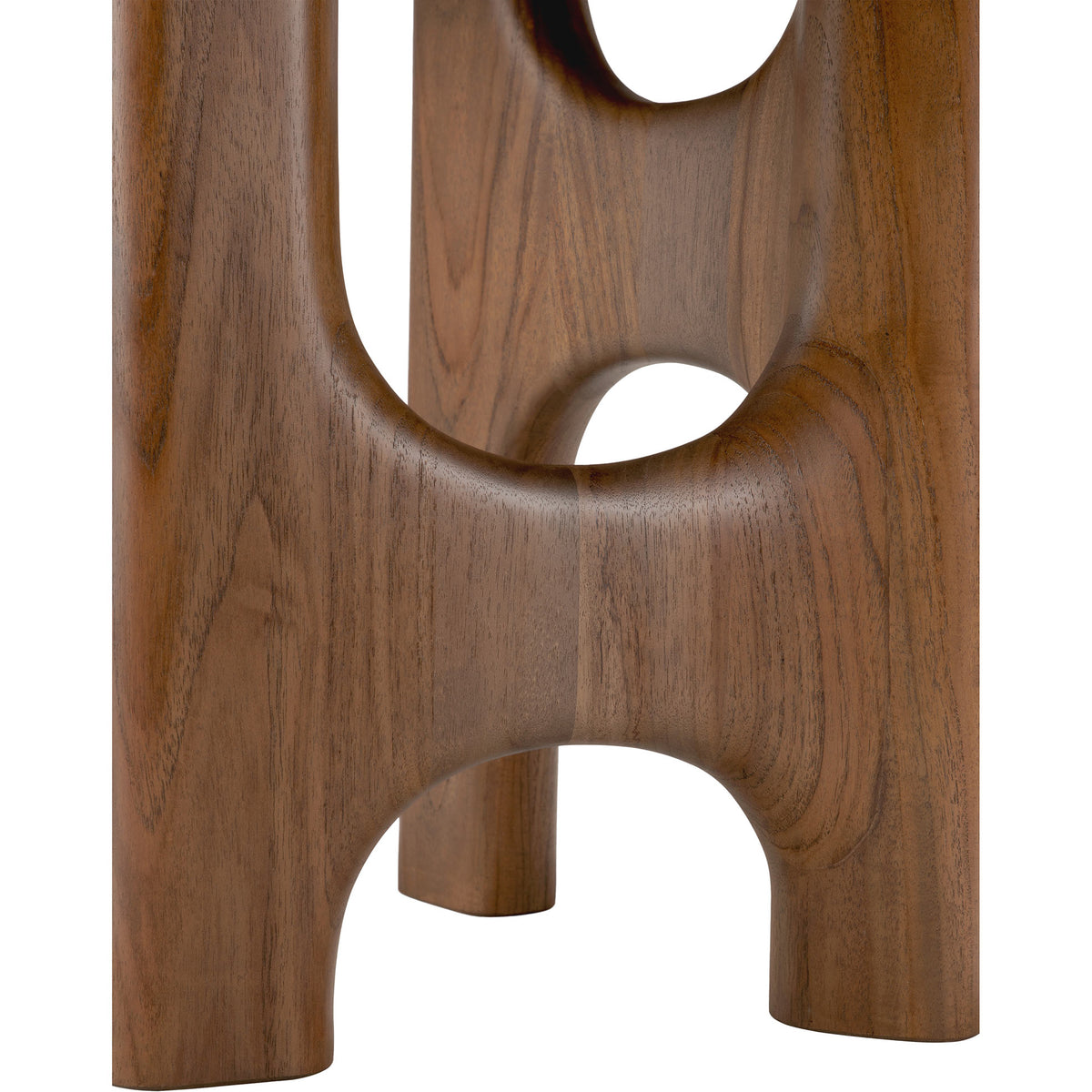 Flow Side Table - Teak Wild Brown