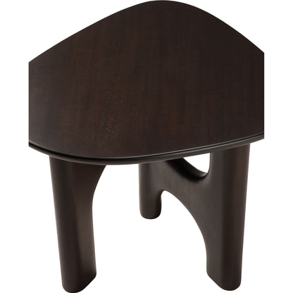Flow Side Table - Rose Brown Mahogany